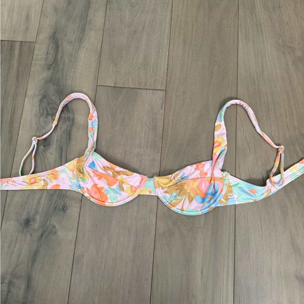 Floral Billabong Underwire Bikini Top